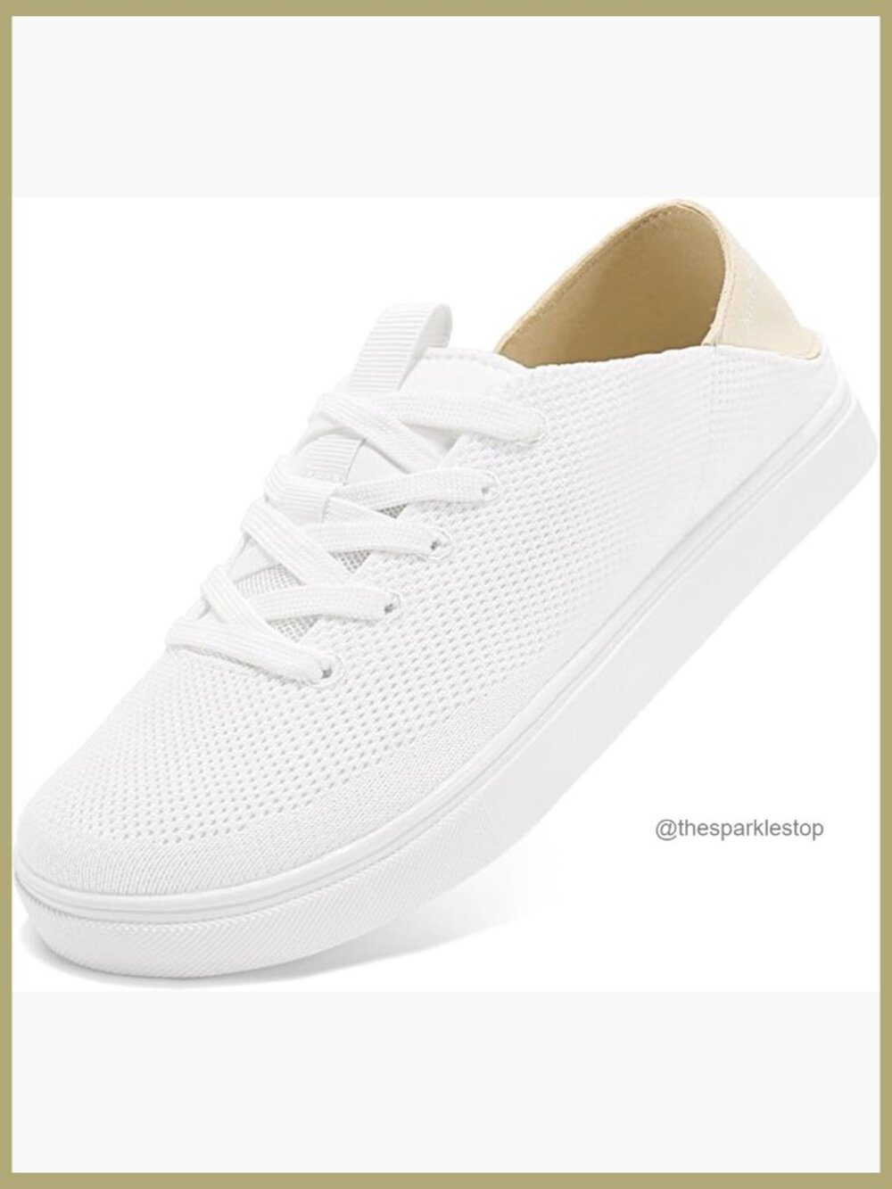 Fold-Down Heel Orthopedic Knit Sneakers for Travel & Work